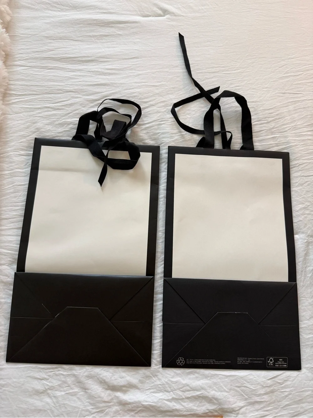 Lot of Designer gift bags: LV limited edition, two Gucci and one YSL